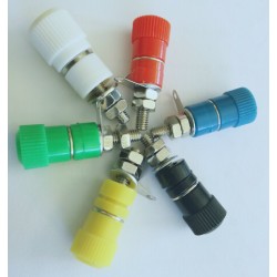 4mm White Binding Post...