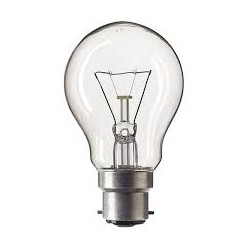 220V B22 Clear KHC Bulb 100W